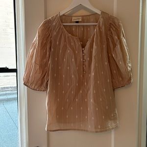 NWT Universal Thread Puff Sleeve Top in XL